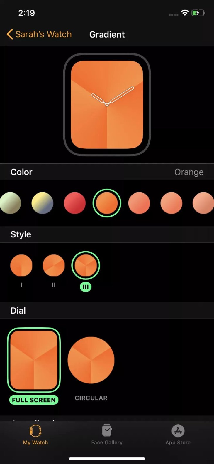 Apple-watch-face-Change-Colors