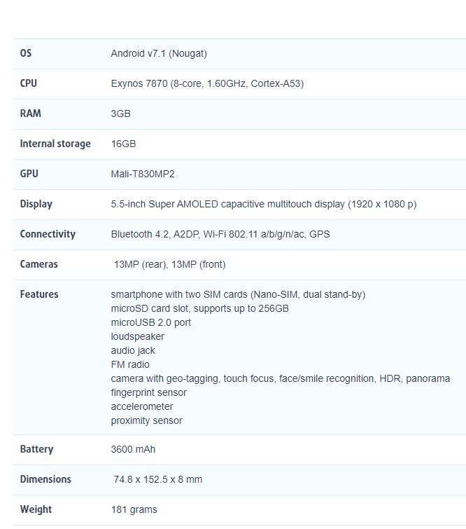 Samsung-j7-specs