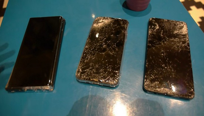 Drop Iphone 11 Pro Huawei Mate 30 Pro Galaxy Note