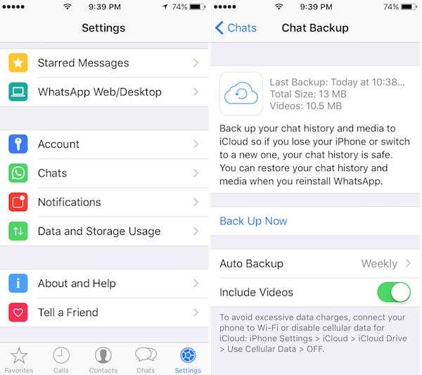 how to restore google drive backup on iphone