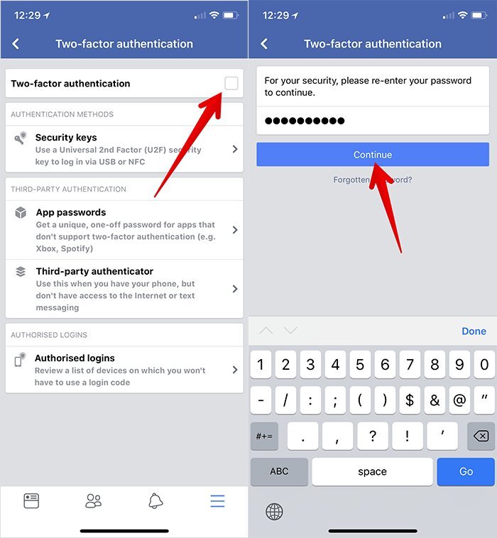 How To Enable Two Factor Authentication On Facebook Mobygeek Com