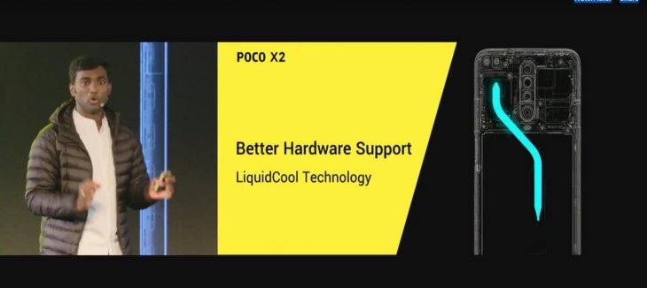 Poco X2 Liquid Cool Technology