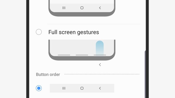 Android 10 gesture navigation