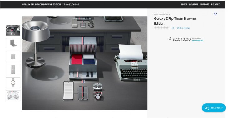 Samsung Galaxy Z Flip Thom Browner Edition Price