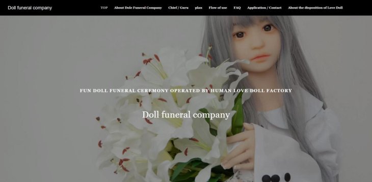 This Company Conducts A Funeral For Your Sex Doll