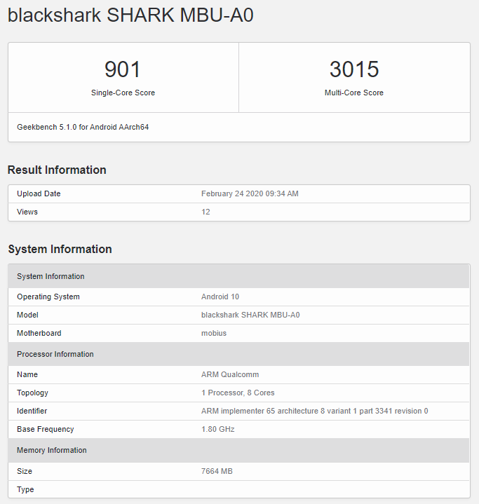 Black Shark3 Mbu Al0