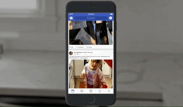 Facebook brings 3D photos to single-camera phones