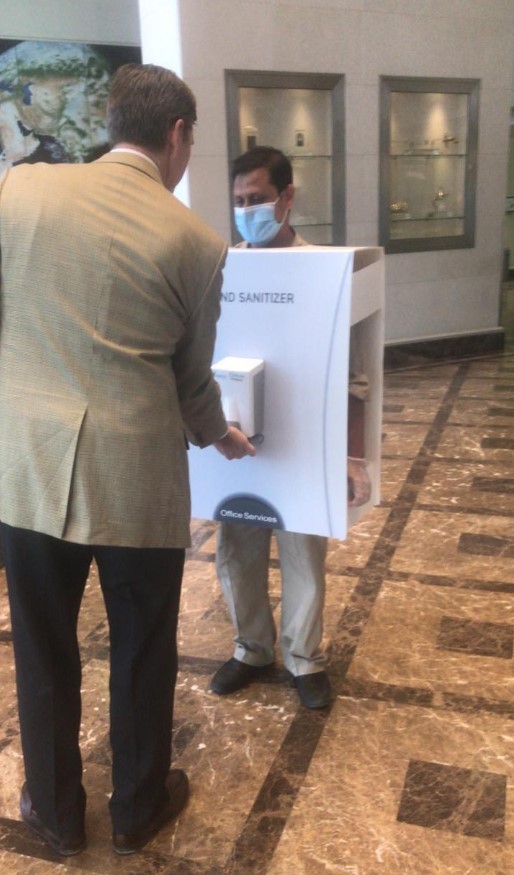 Human Hand Sanitizer