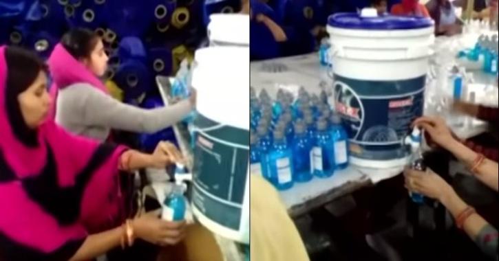 Fake Hand Sanitizer Manufacturing Company