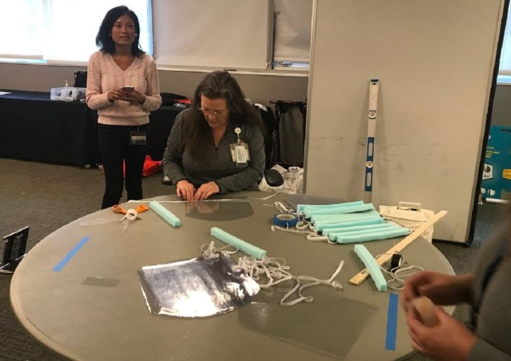 How to make hospital face masks