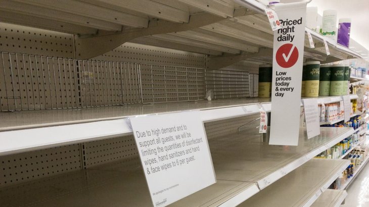 Hand Sanitizers Out Of Stock