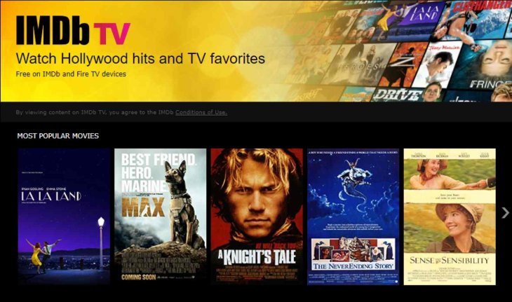 IMDb TV Best streaming service India