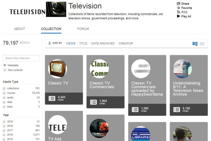 Internet Archive Best streaming service India