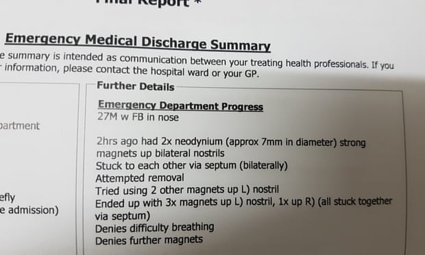 Readon's emergency medical discharge summary
