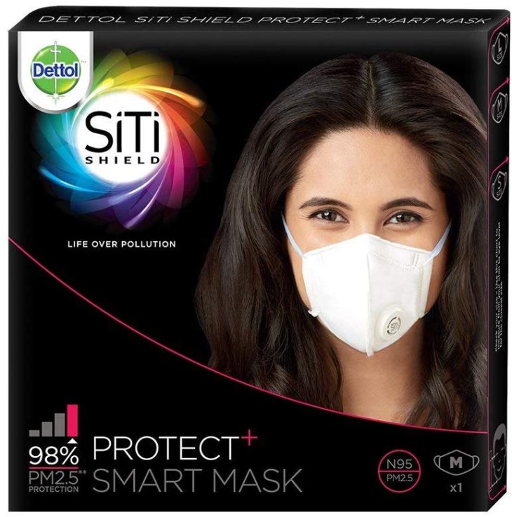 Dettol Anti Pollution Mask N95 Siti Shield Activat