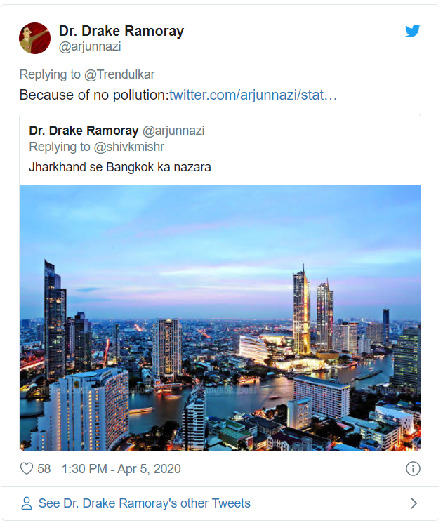 Dhauladhar mountain range pollution lockdown