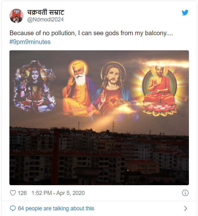 Dhauladhar mountain range fake photos lockdown