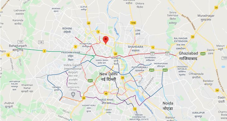 Delhi Earthquake 2020 epicenter