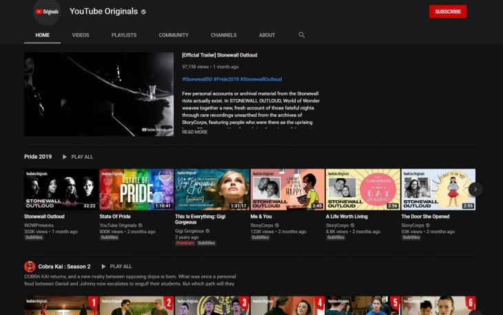Youtube Originals