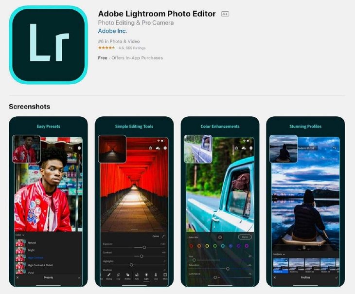 Lightroom best photo editing apps