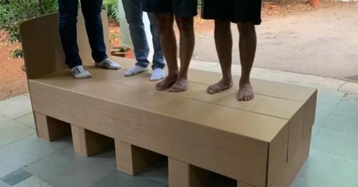 Cardboard Bed 1
