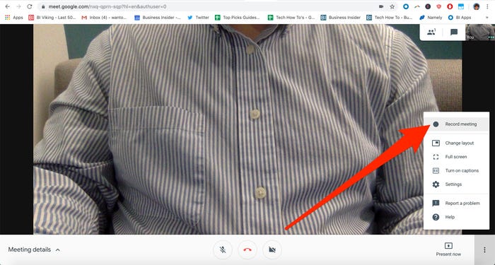 How To Record A Hangout Call Step 4