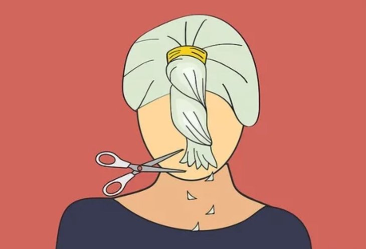 how to cut hair at home