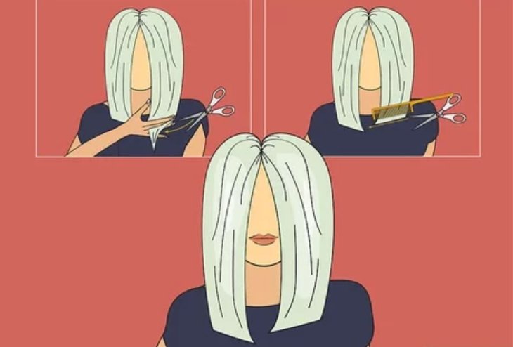 how to cut hair at home