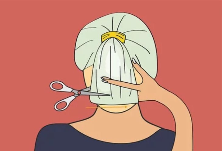 how to cut hair at home