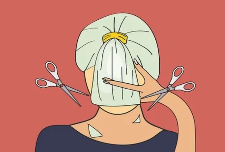 how to cut hair at home