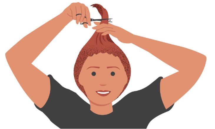 how to cut hair at home