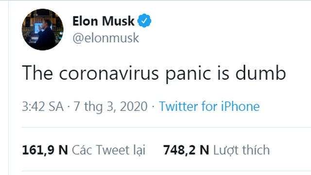 Elon Musk Tweet
