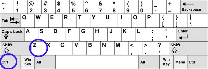 How To Copy And Paste On Keyboard Ctrl Z