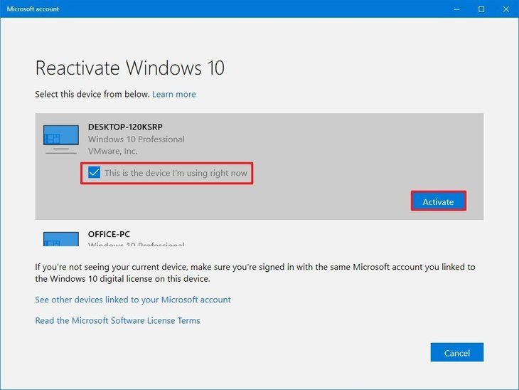 How To Activate Windows 10 For Free Choose Device