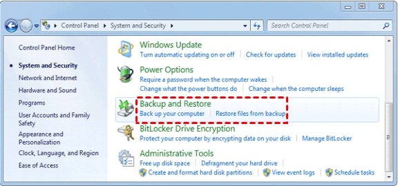 How To Format Laptop Windows 7 Backup And Restore