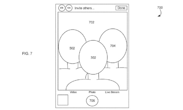 Apple's patent for social distant group selfie