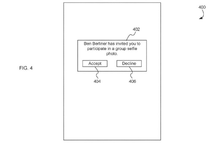 Apple's patent for a social distant group selfie
