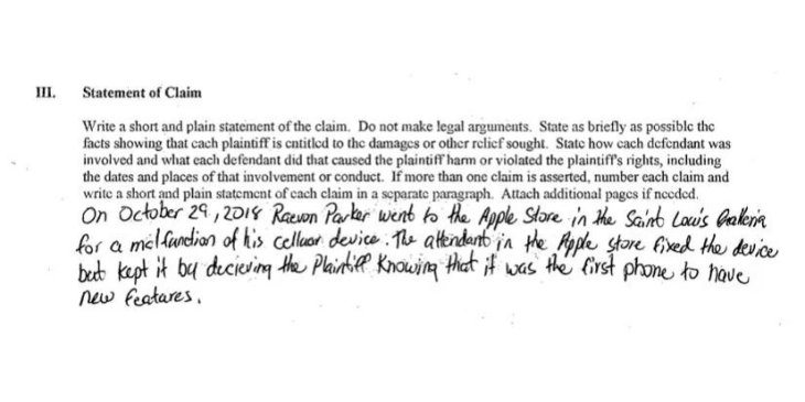 Sued Apple 1 Trillion 