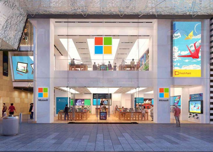 A Microsoft Store