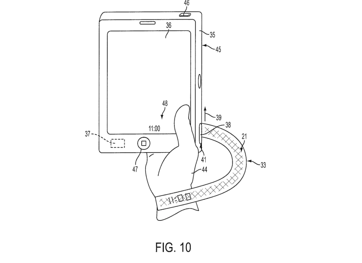 Apple patent fabric wearables 