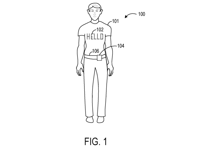 Microsoft patent smart shirt