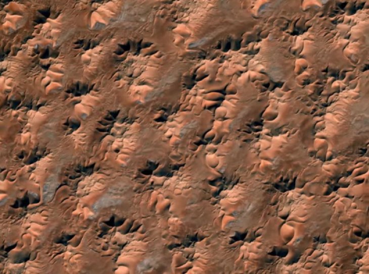 Sand Dunes In Sahara