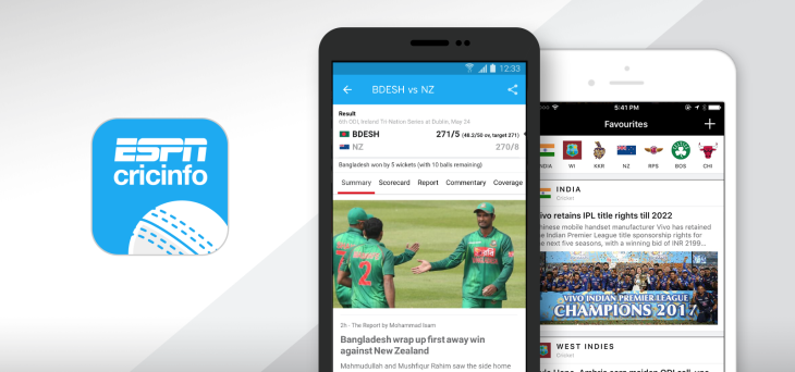 Cricinfoapp cricket app live