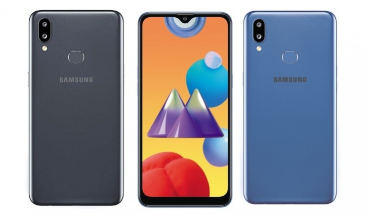 samsung galaxy m01s blue