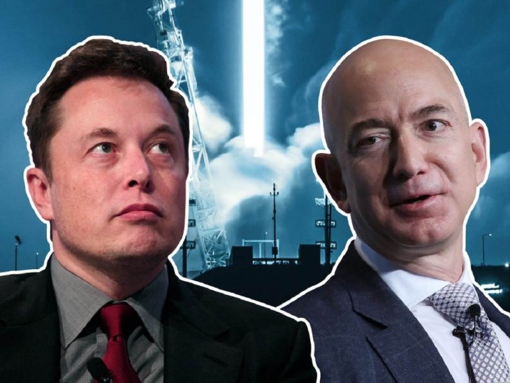 Elon Musk and Jeff Bezos
