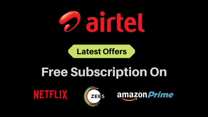 Airtel free Amazon Prime subscription