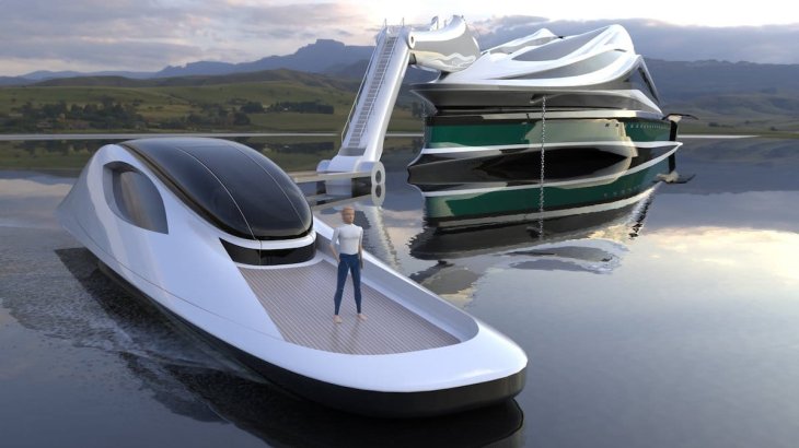 The head can act as a mini boat
