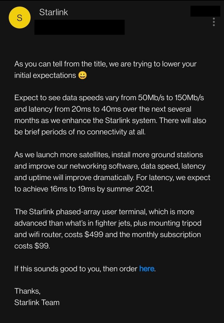 starlink email beta testing