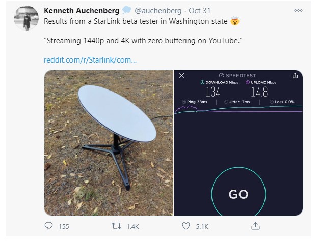 Kenneth Auchenberg starlink