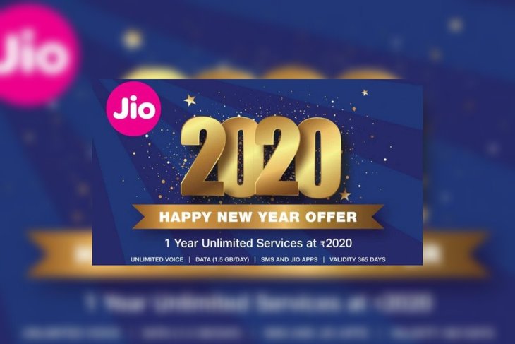 Jio Happy New Year Offer 2020